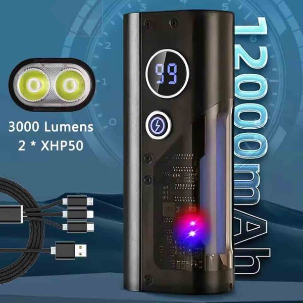 Фонарь YEMAO YM-B200 Powerbank 