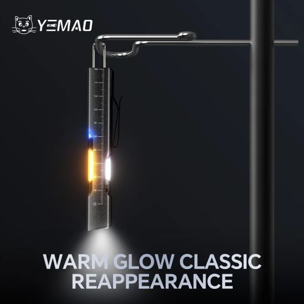 Ліхтар YEMAO YM-M31 P50 + лазер + RGB — Type-C, магніт
