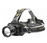 Фонарь налобный NIGHT VISION FLUORESCENCE BL-T701D-TG, Motion Sensor, 3x18650, Power Bank, ЗУ Type-C, zoom, Box