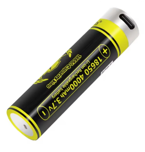Акумулятор 18650, LiitoKala USB-King4000, 4000mAh із вбудованим USB портом для заряджання