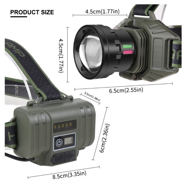Фонарь налобный NIGHT VISION FLUORESCENCE 8098-TG