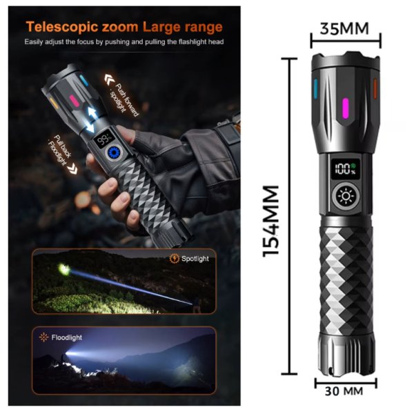 Фонарь NIGHT VISION FLUORESCENCE M10R-2TG(W+R)