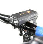 Велофара BC25S, 300LM, Waterproof, Power Bank, Li-Ion аккумулятор,