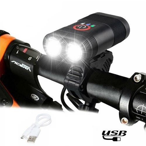 Велосипедний ліхтар  Y12Pro-2XPE DUAL MEGALIGHT, ALUMINUM