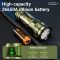 Фонарь YEMAO YM-A19 9LED 1x26650 з Power Bank, Type-C