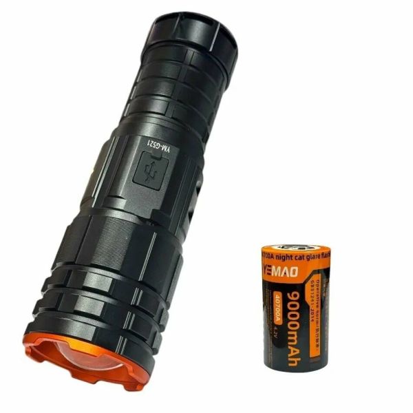 Фонарь YEMAO YM-G521 TG 30W, 1x40700, Power Bank, ЗУ Type-C, zoom