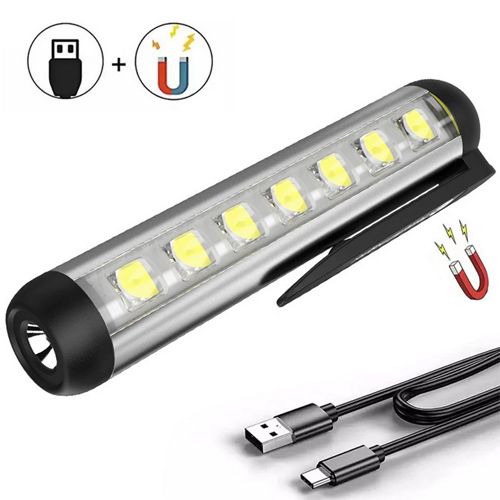 Фонарь ручка медицинская ZJ-1159-LED+7SMD, Li-Ion