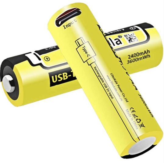 Аккумулятор LiitoKala USB-T36 (4xAA 2400mAh, 1.5V) with cable USB to 4Type-C