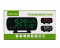 Годинник мережевий VST-918-4, зелений, температура, USB