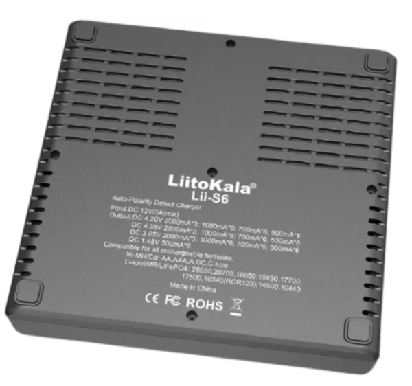 Зарядное устройство Liitokala Lii-S6