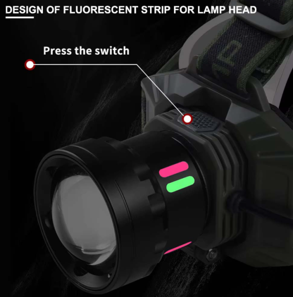 Фонарь налобный NIGHT VISION FLUORESCENCE 8098-TG