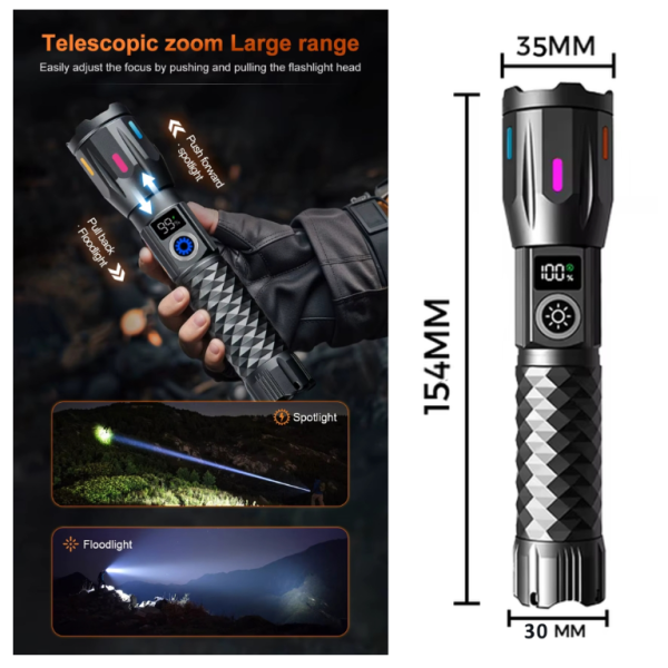 Ліхтар NIGHT VISION FLUORESCENCE M10R-2TG(W+R)