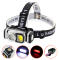 Фонарь налобный HX-T60-5SMD+COB(White+Red)